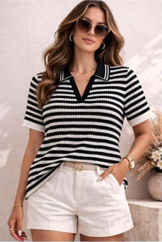 Valentina Striped Top
