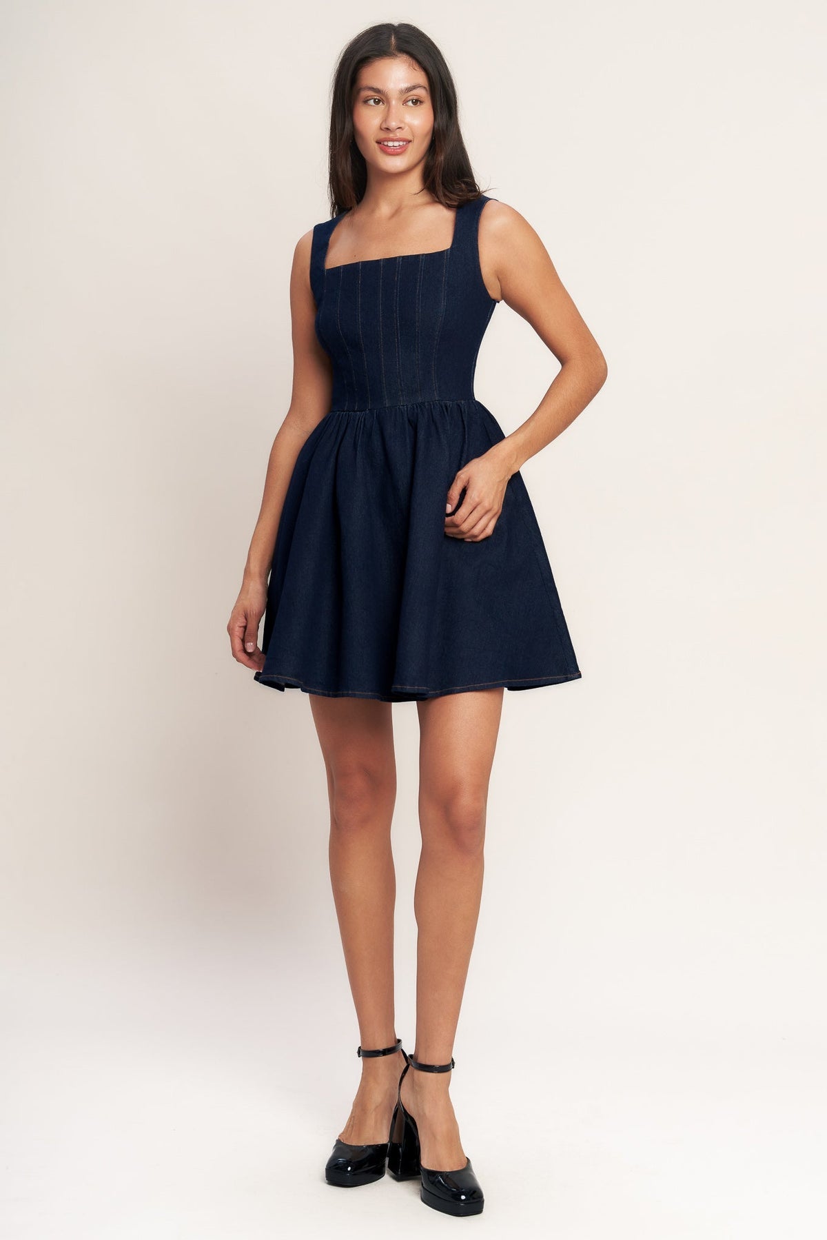 Loving Denim Mini Dress