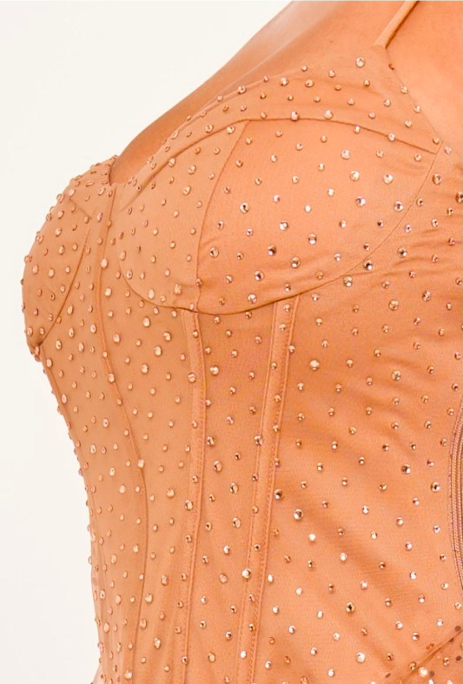 All Eyes On Me Mini Dress - Gold