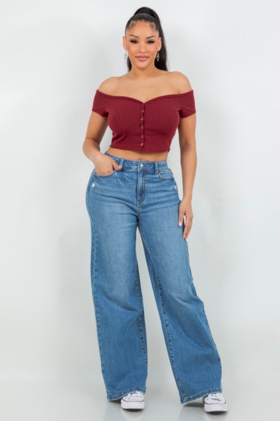 All I Need Wide Leg Jeans