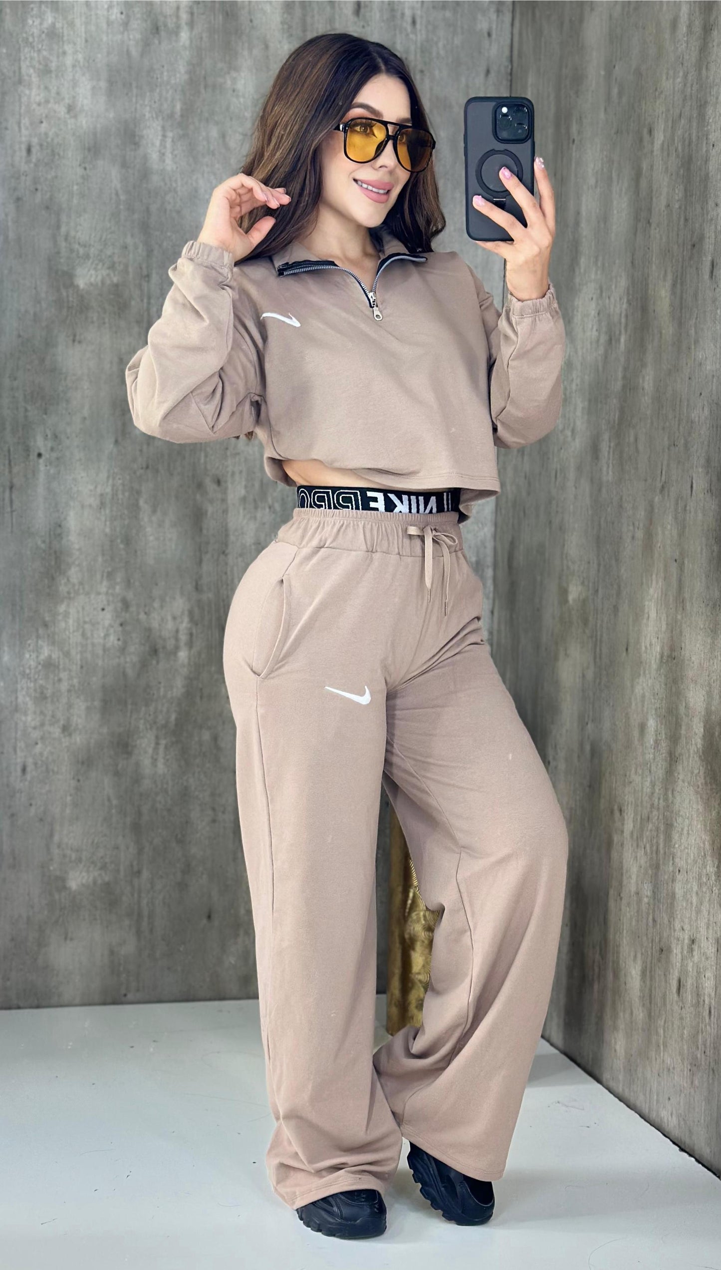 All Week Pant Set - Beige