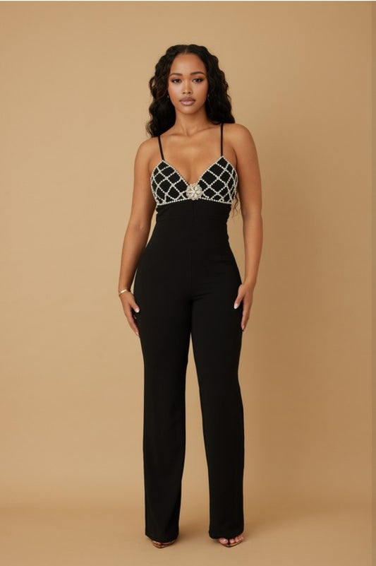 Can't Go Without It Jumpsuit - Black