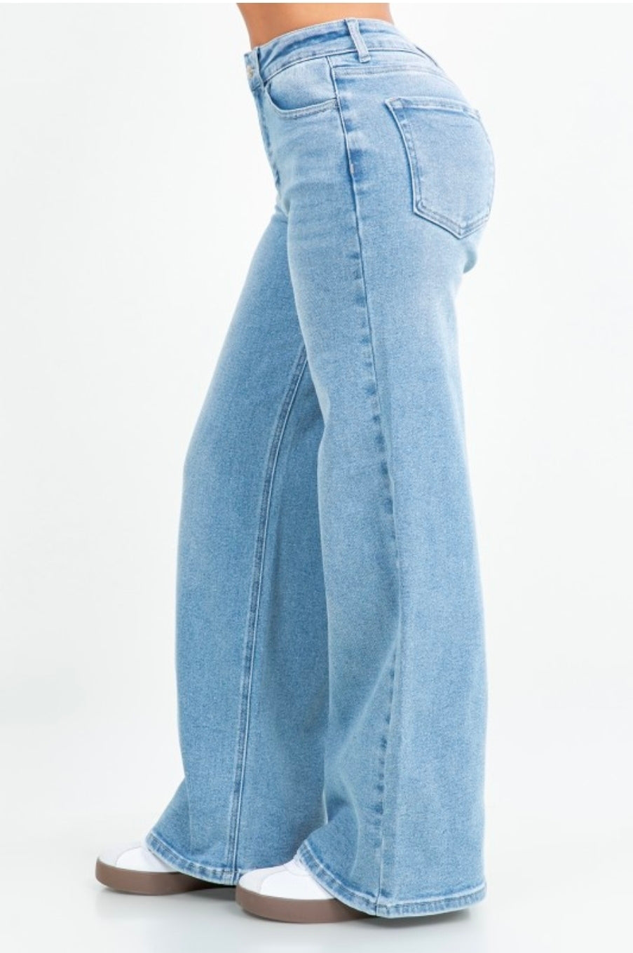 Baggy Fit Jeans - Light Blue