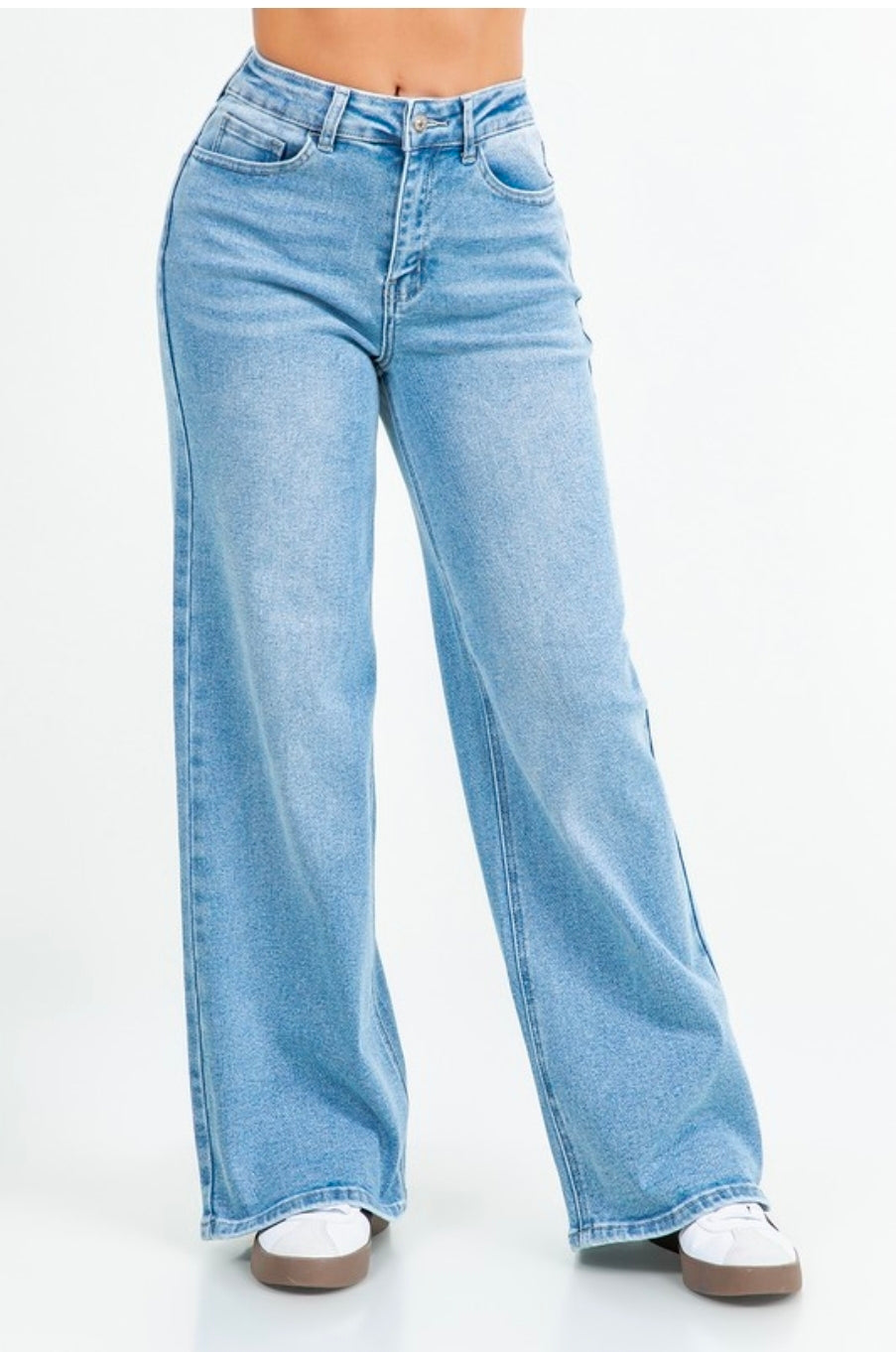 Baggy Fit Jeans - Light Blue