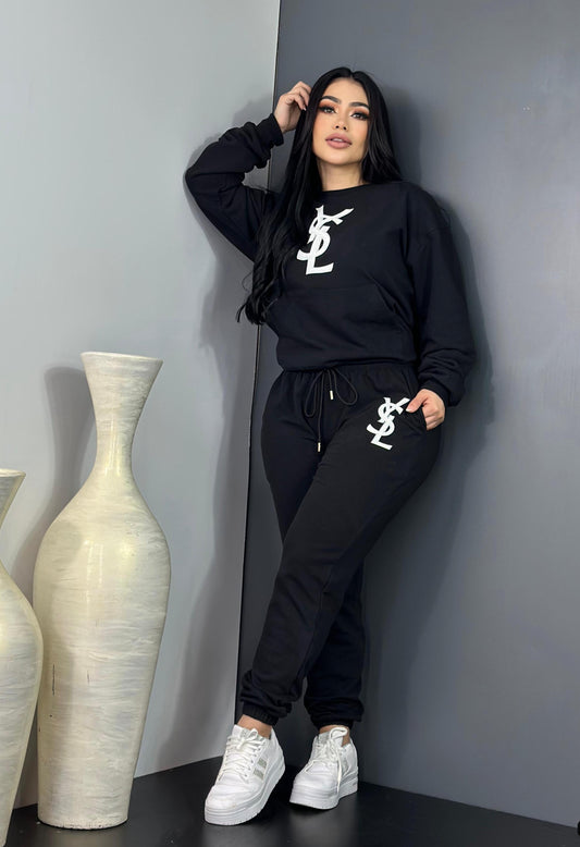 Why Not Pant Set - Black