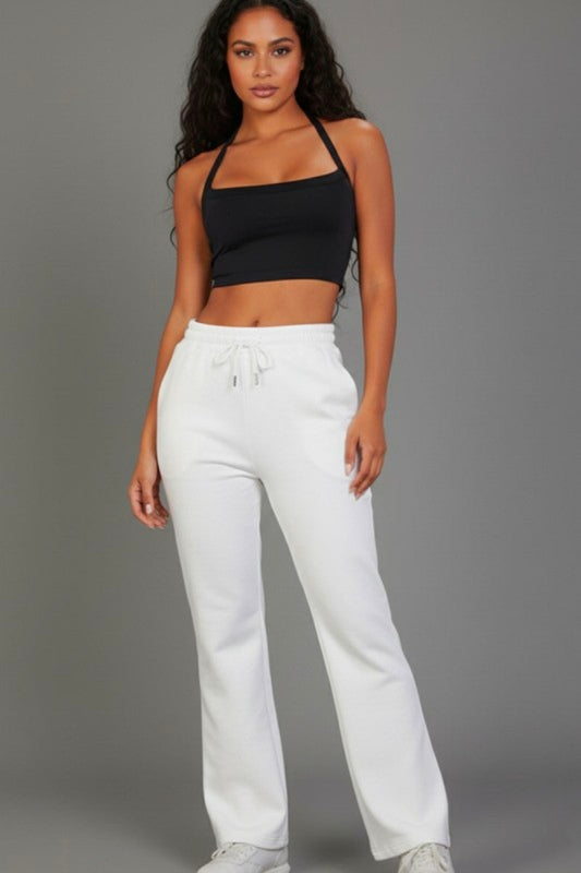 Cozy Days Sweatpants - White