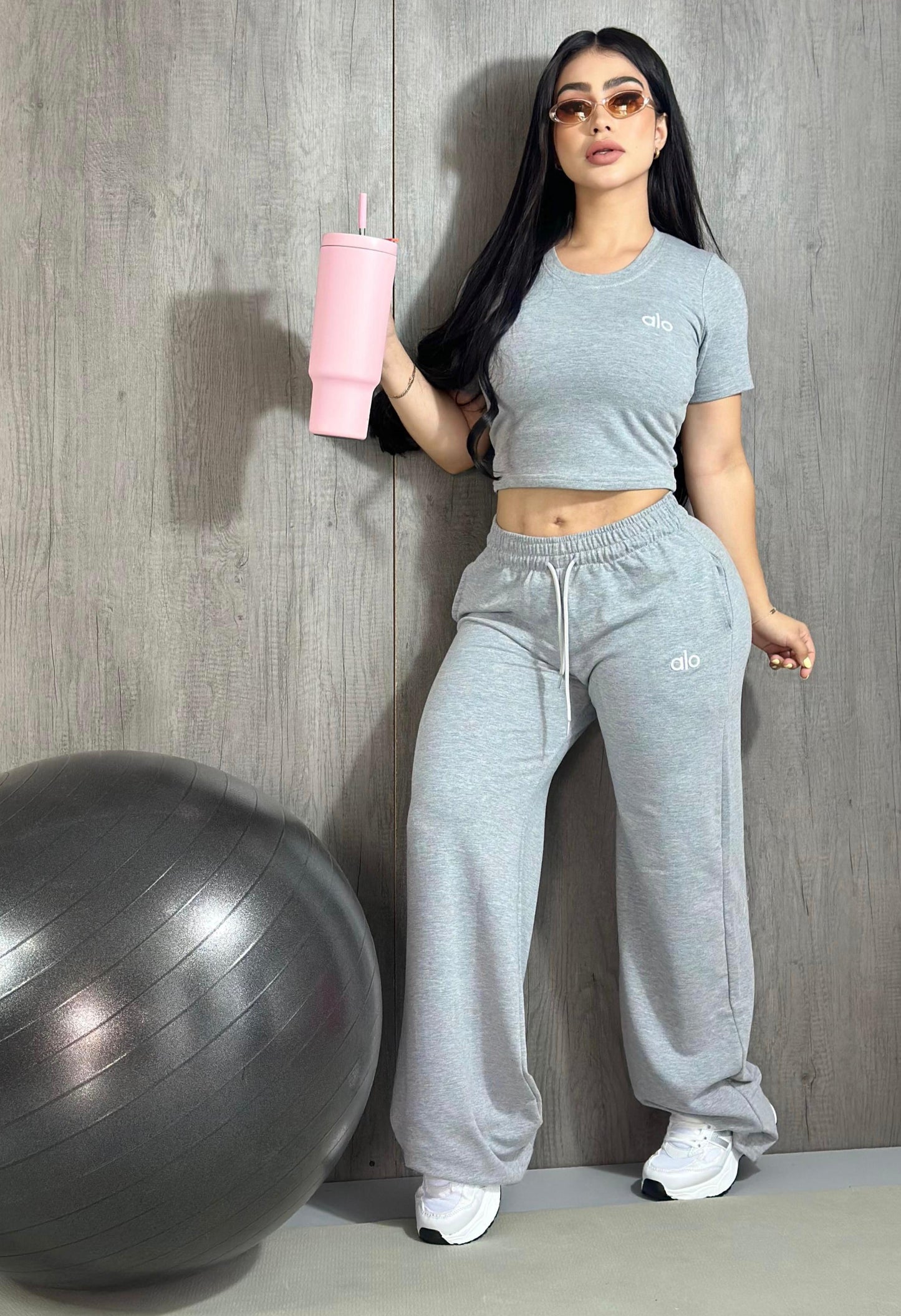 Great Moments Pant Set  - Gray