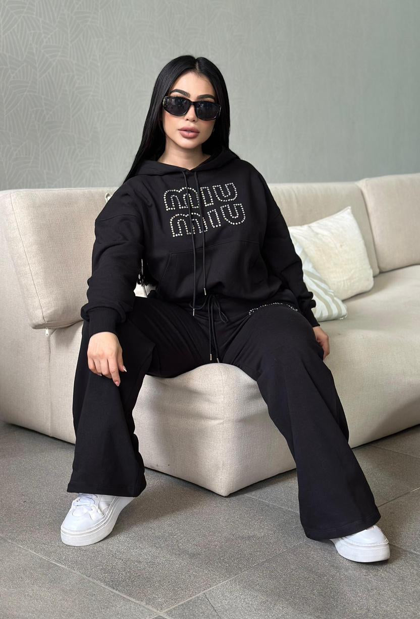 Mia Mia Pant Set - Black