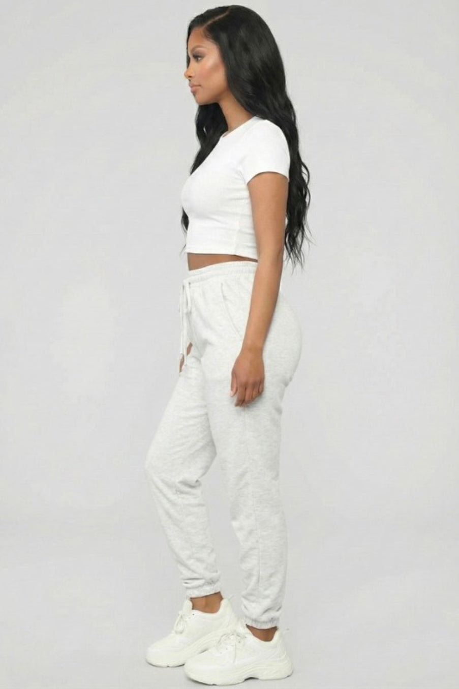 Long Weekend  Joggers - Heather Grey