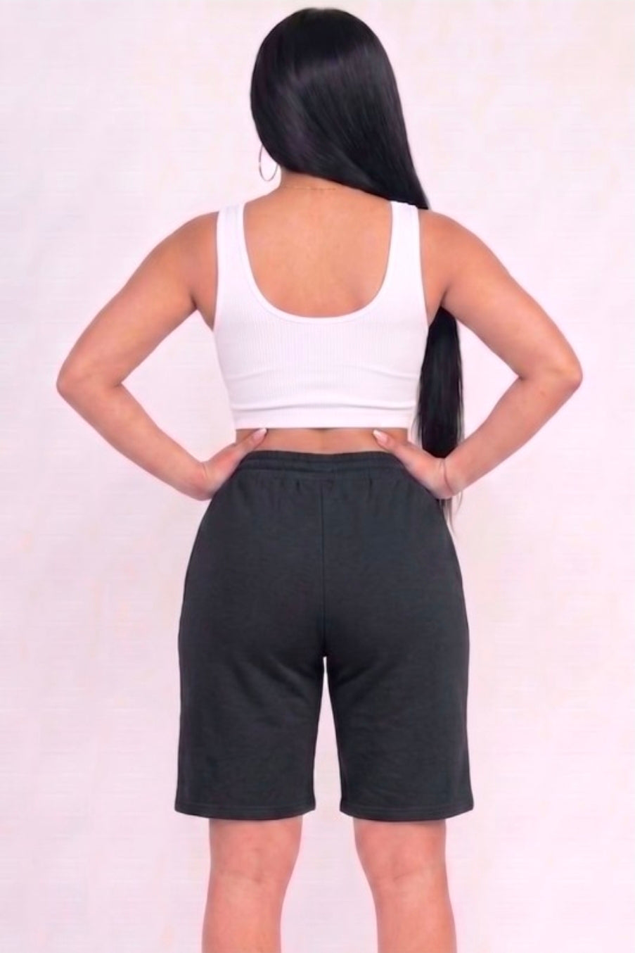 Cozy Movie Nights Shorts - Black