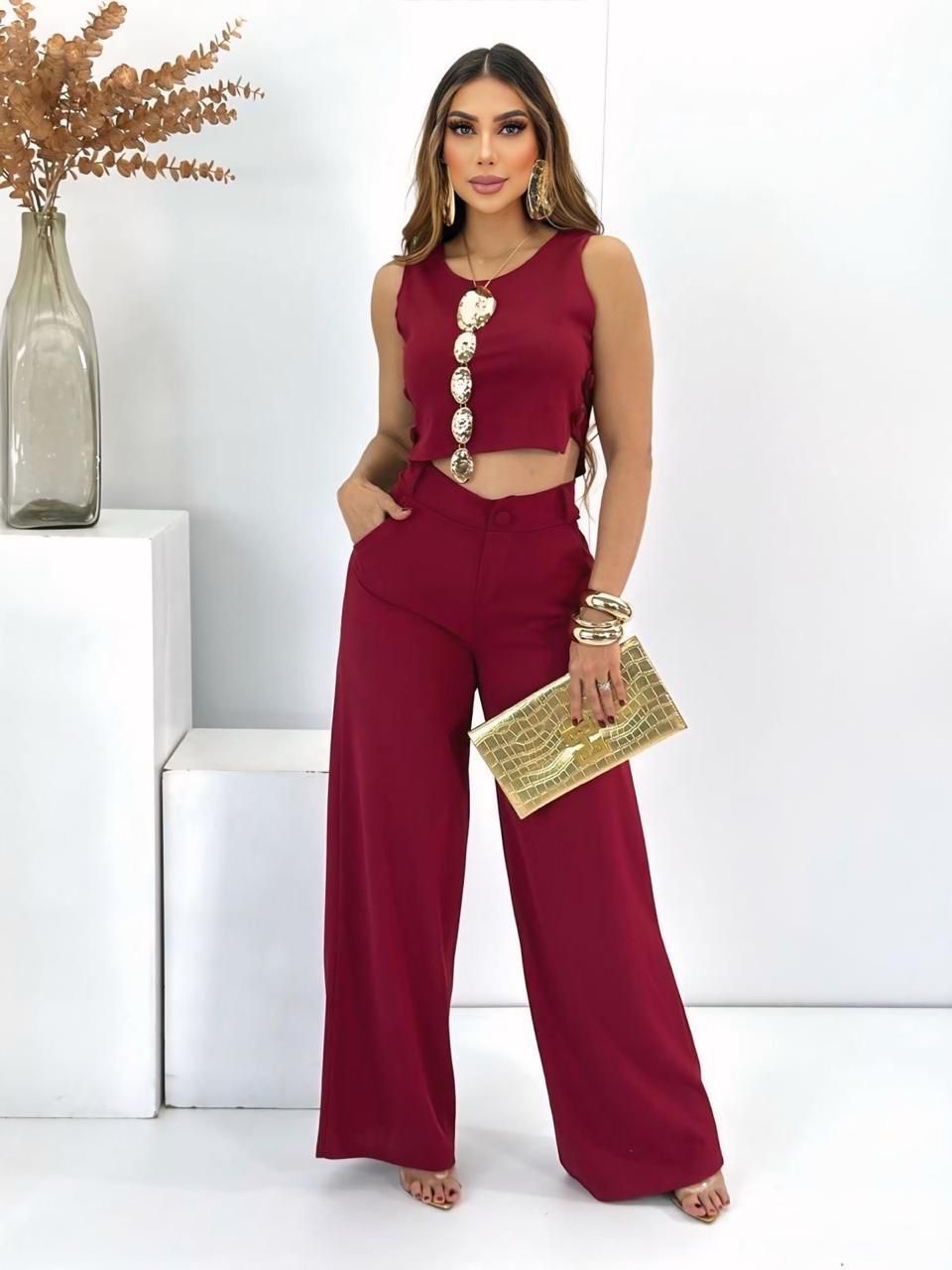 Lena Set - Burgundy
