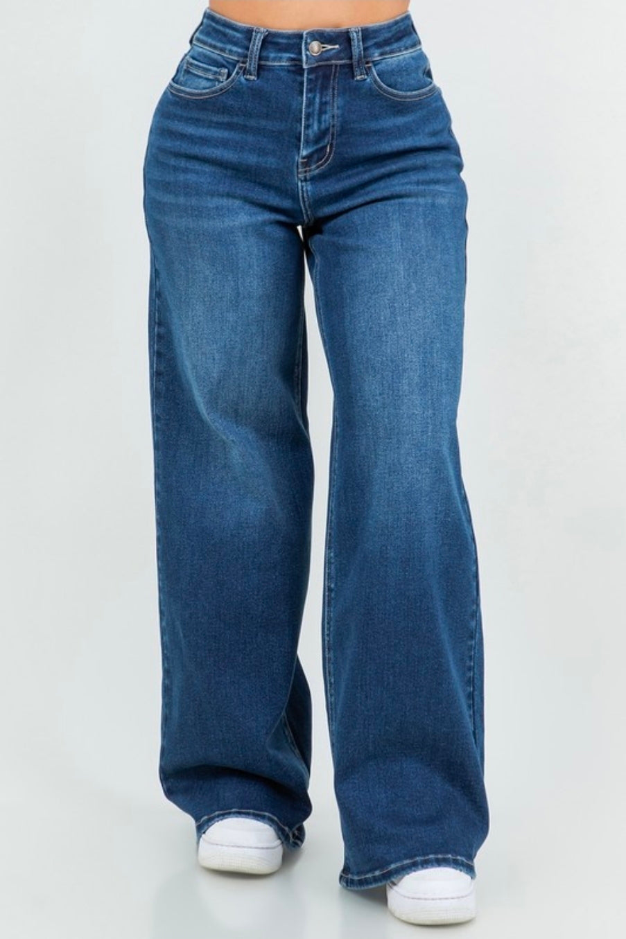Just Baggy Denim Jeans - Medium Blue