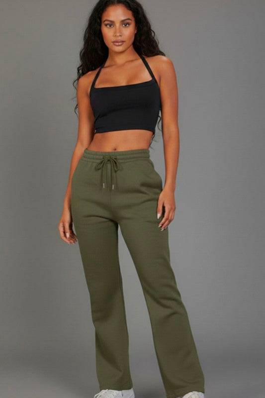 Cozy Days Sweatpants  - Olive