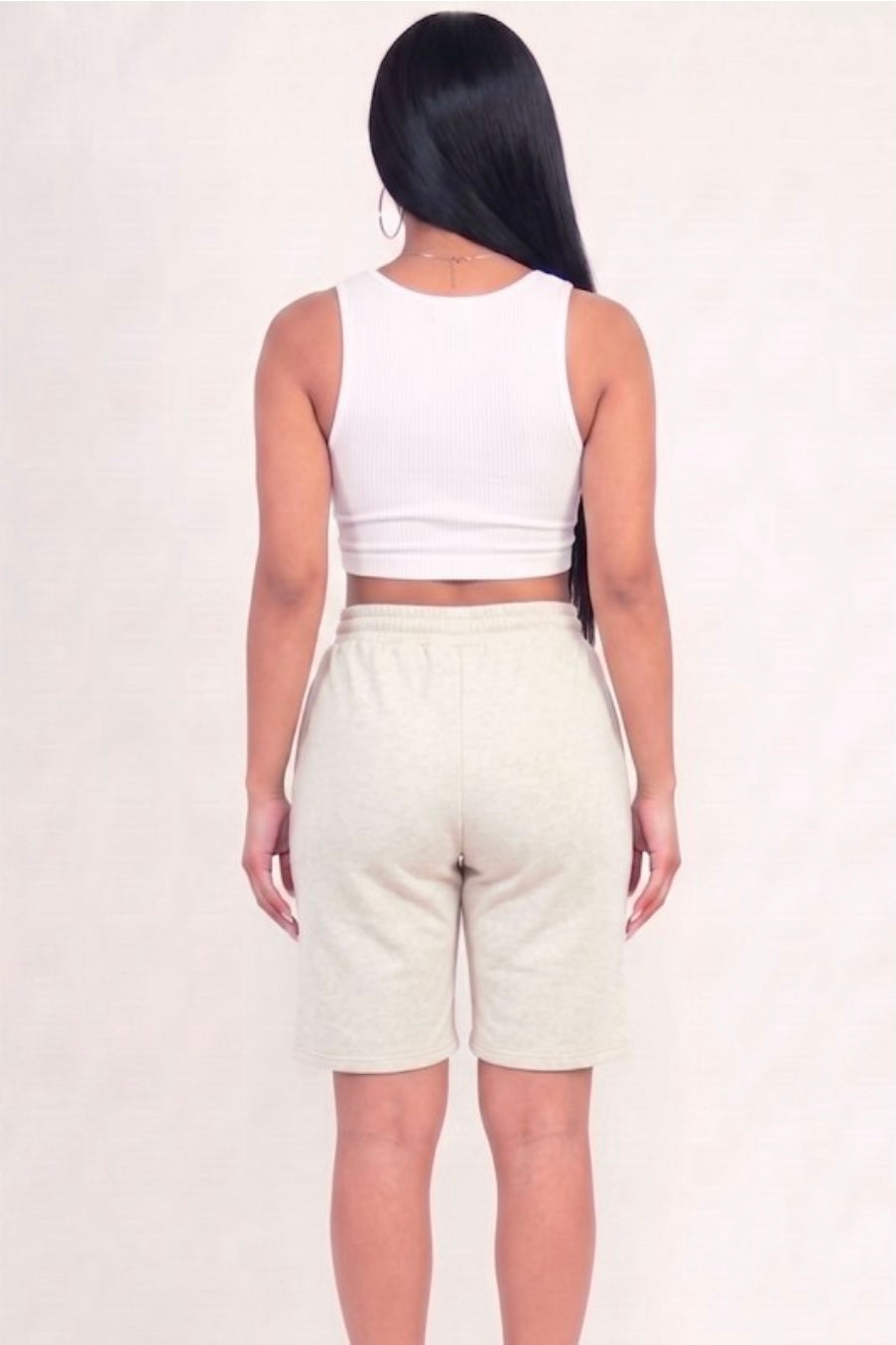 Cozy Movie Nights  Shorts - Beige