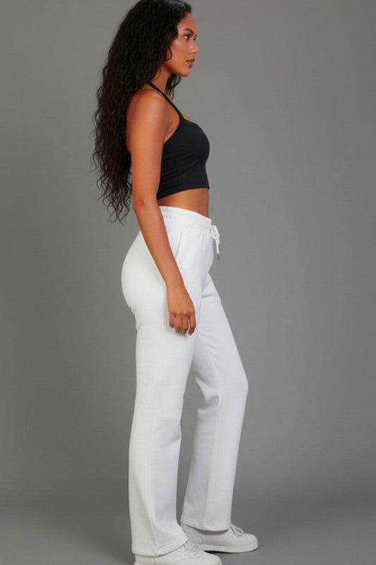 Cozy Days Sweatpants - White