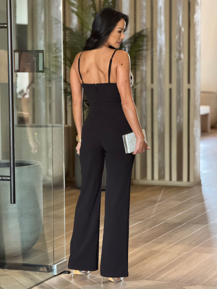 Can't Go Without It Jumpsuit - Black