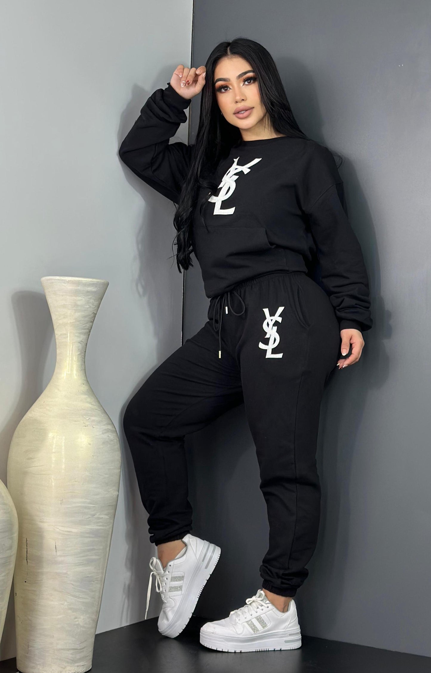 Why Not Pant Set - Black