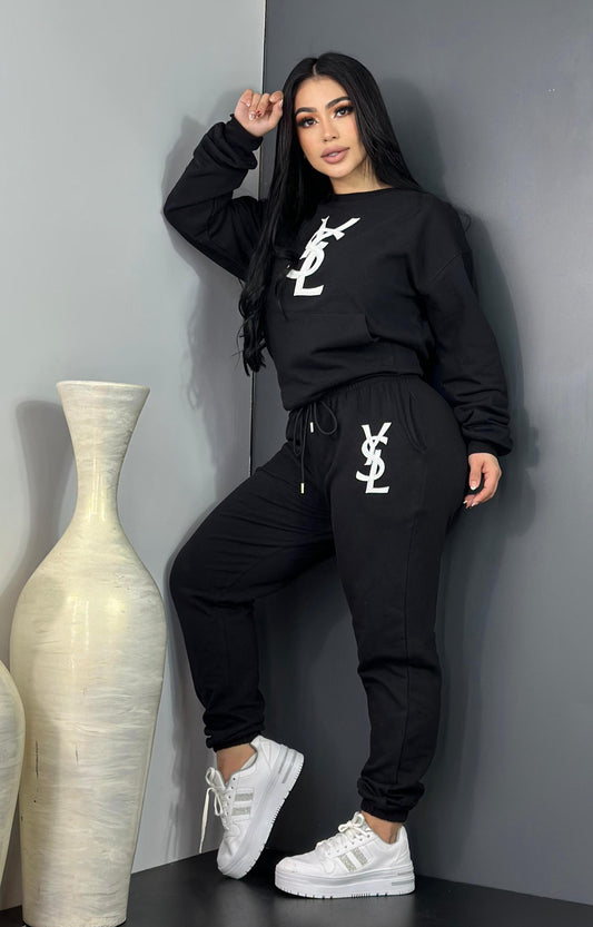 Why Not Pant Set - Black