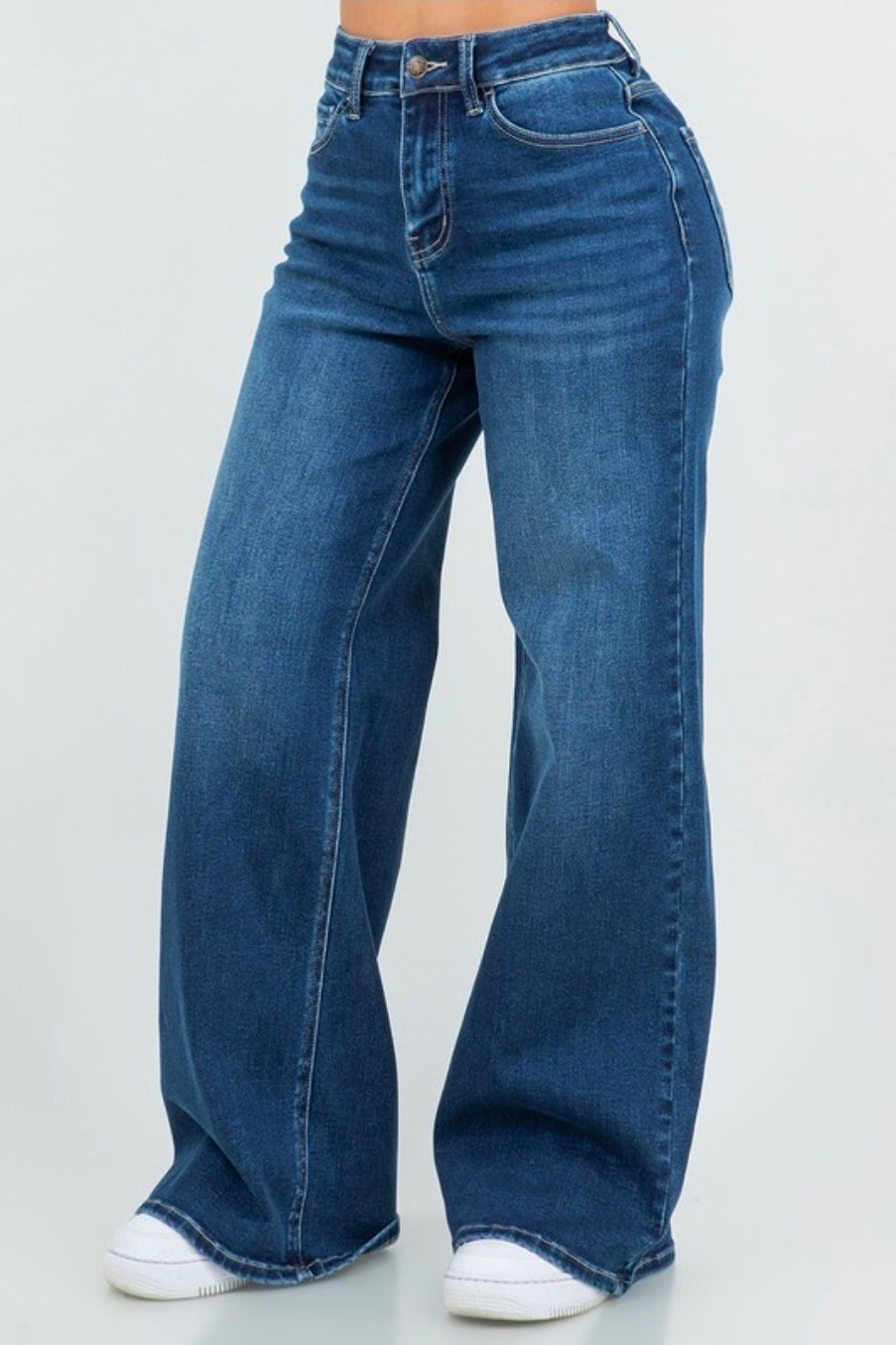 Just Baggy Denim Jeans - Medium Blue