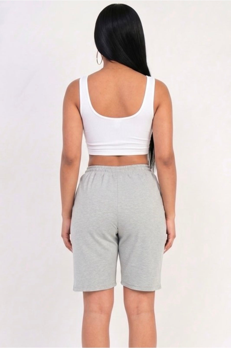 Cozy Movie Nights Shorts  - Heather Grey