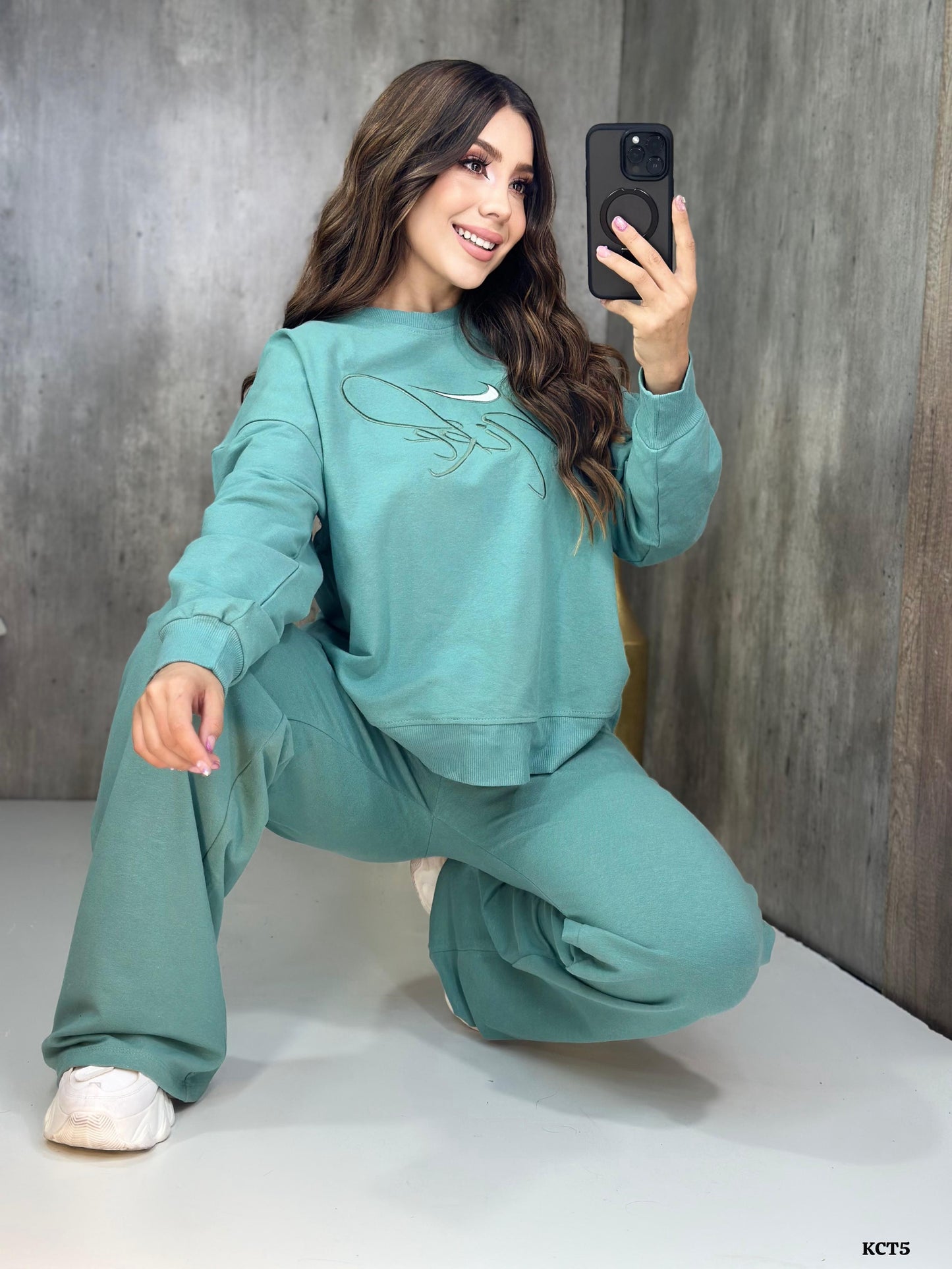 Good Vibes Pant Set - Green