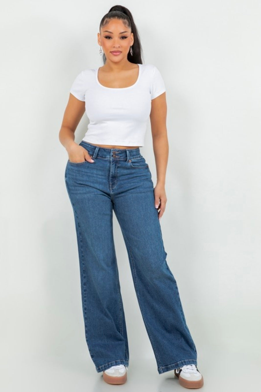 All Classic Wide Leg Jeans
