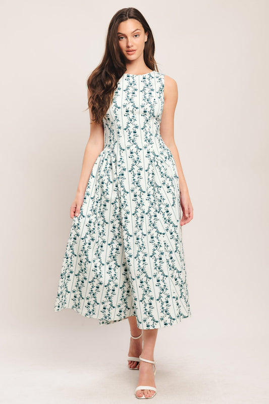 Bloom Column Midi Dress