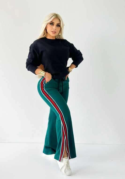 Vittola Pants- Green/Red