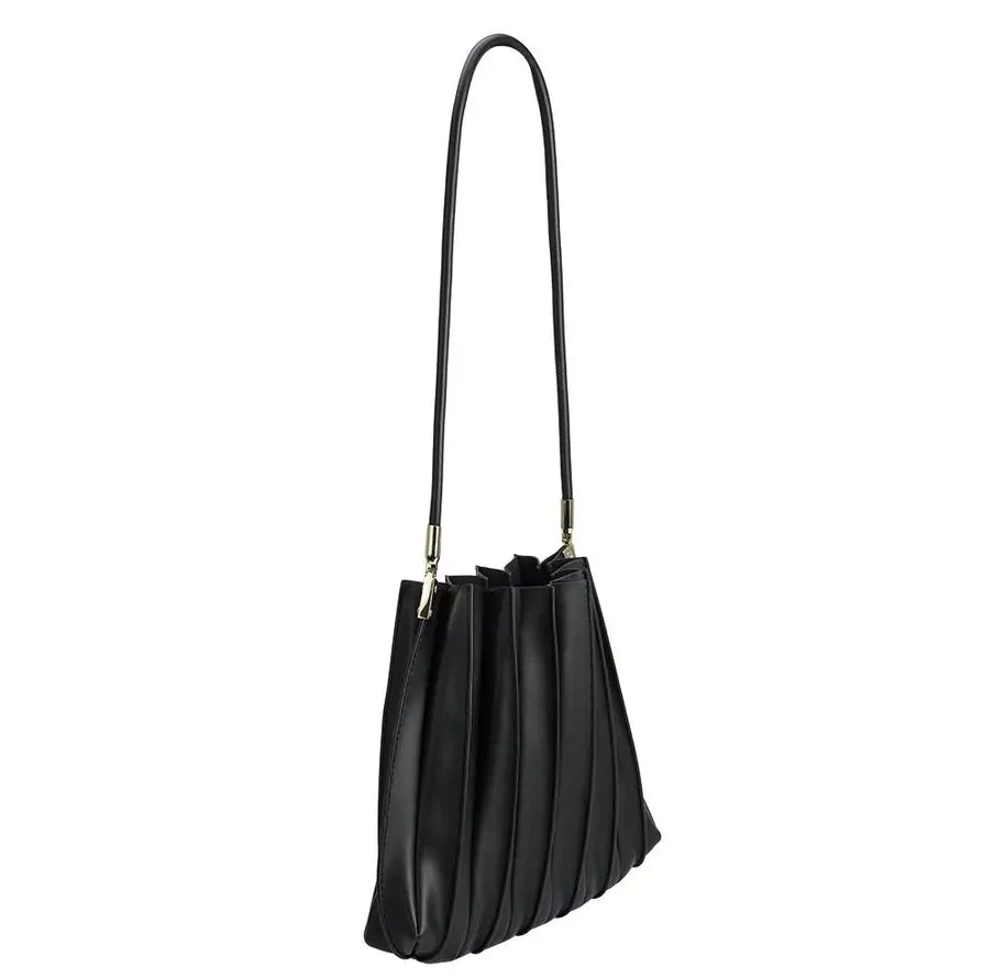 Carrie Black Medium Shoulder Bag