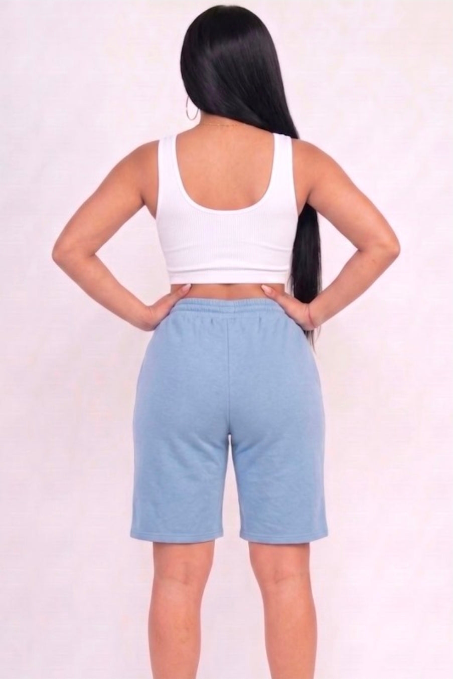 Cozy Movie Nights Shorts  - Blue