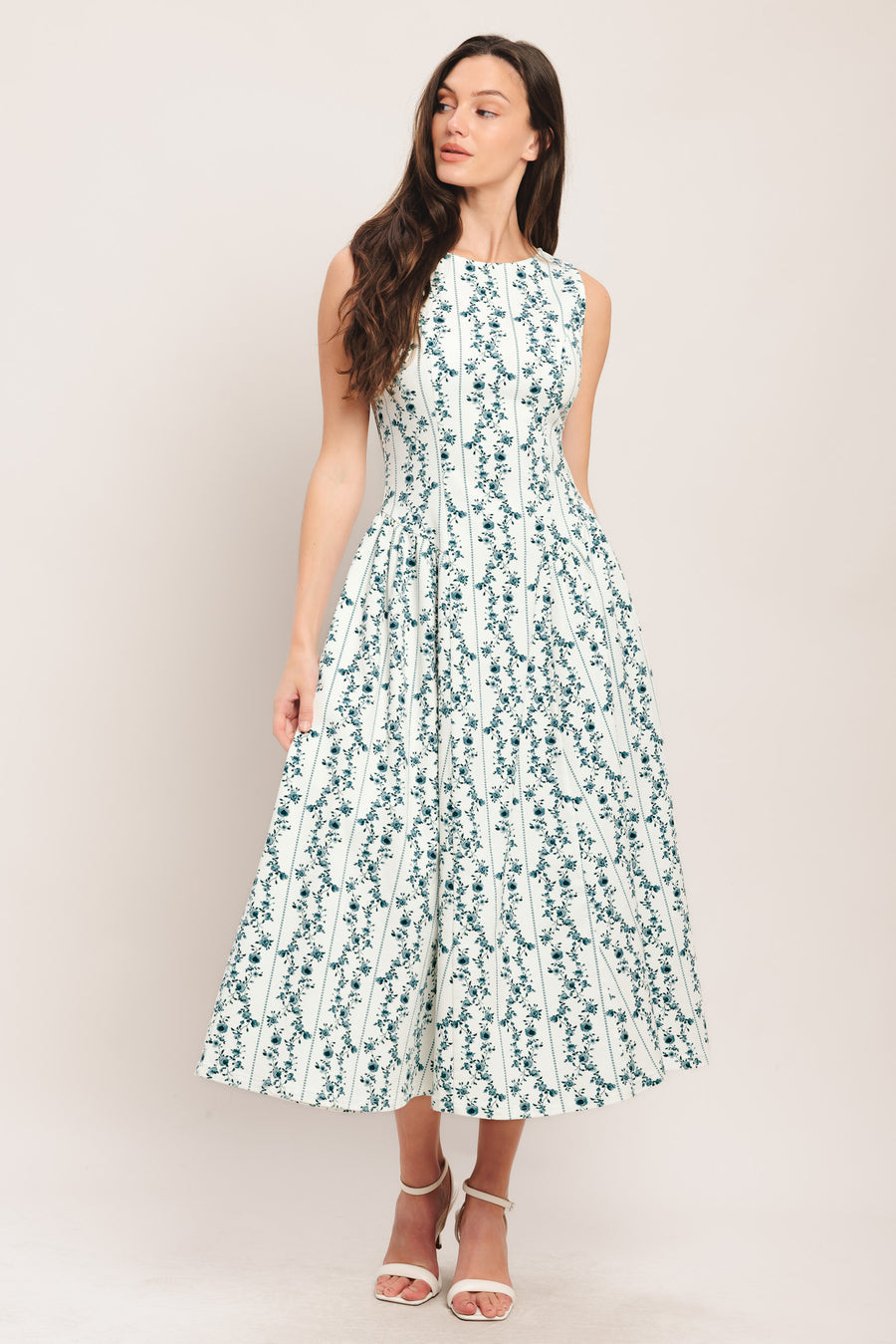 Bloom Column Midi Dress