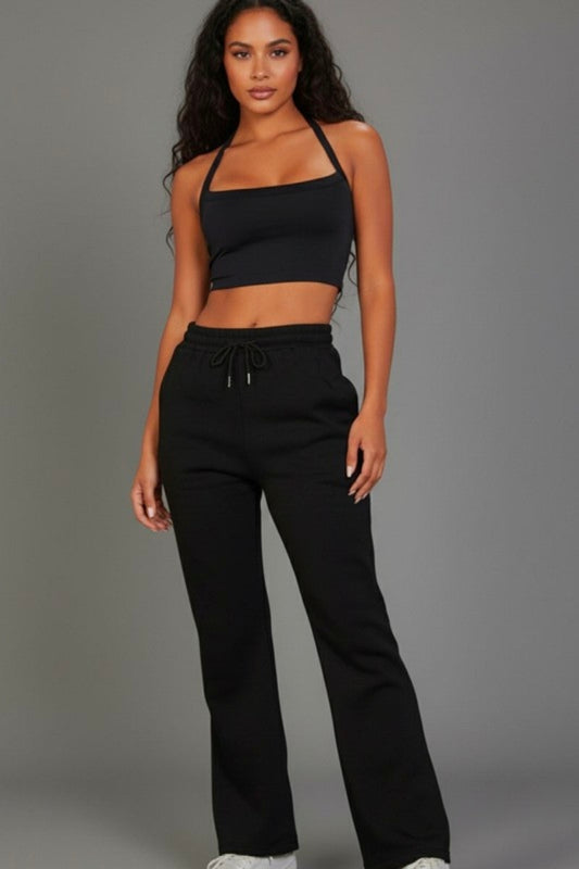 Cozy Days Sweatpants  - Black