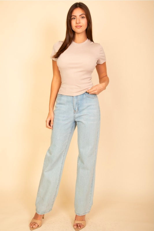 Because I Need It Top - Taupe