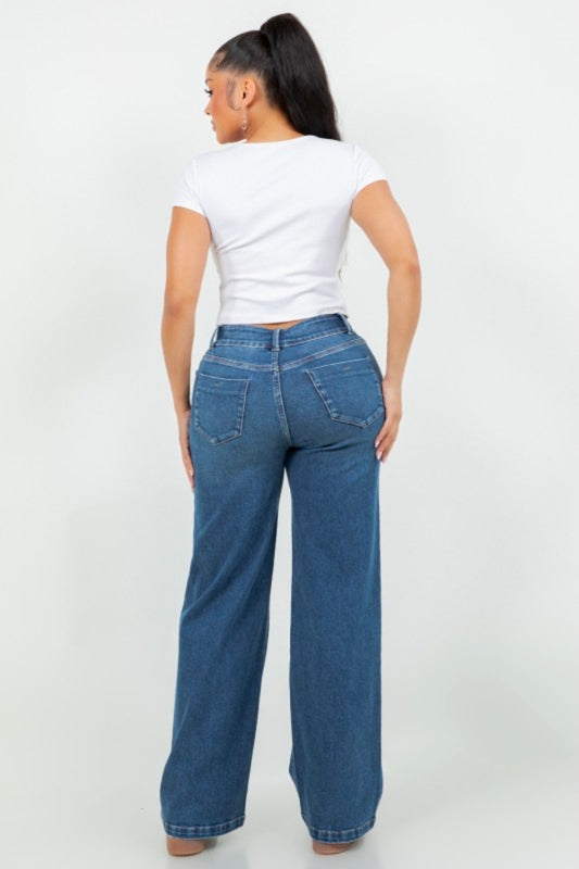 All Classic Wide Leg Jeans