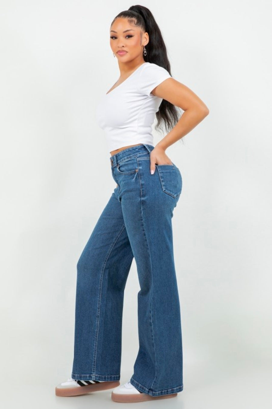 All Classic Wide Leg Jeans