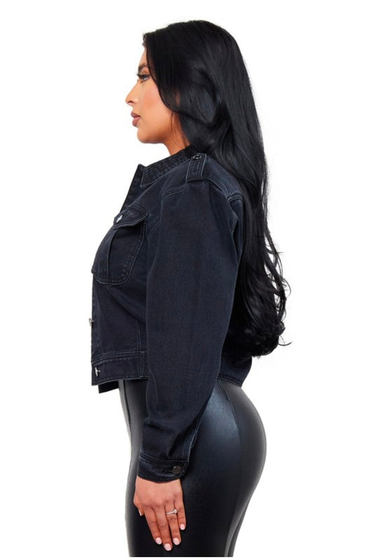 80's Vintage Looking Jacket - Black