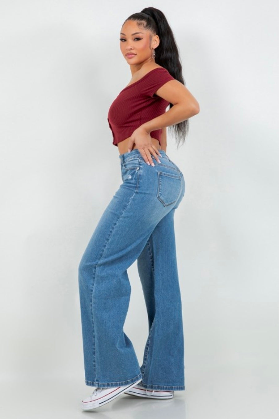 All I Need Wide Leg Jeans