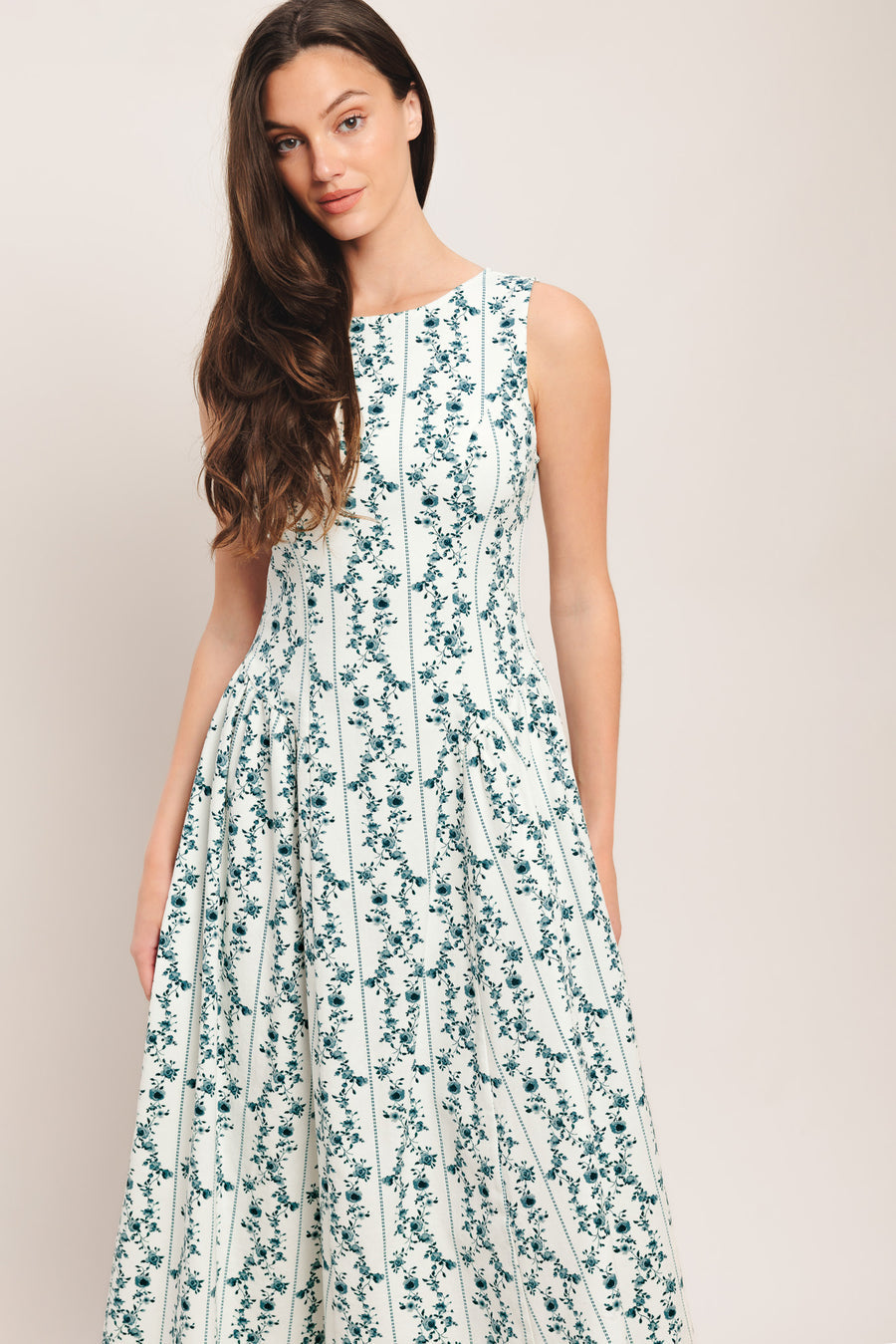 Bloom Column Midi Dress