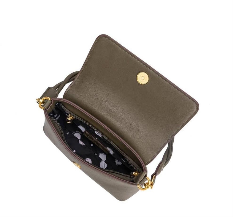 Francesca Vegan Shoulder Bag- Olive