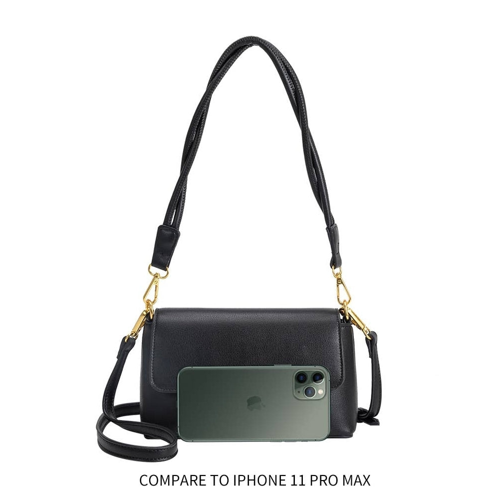 Francesca Vegan Shoulder Bag- Olive